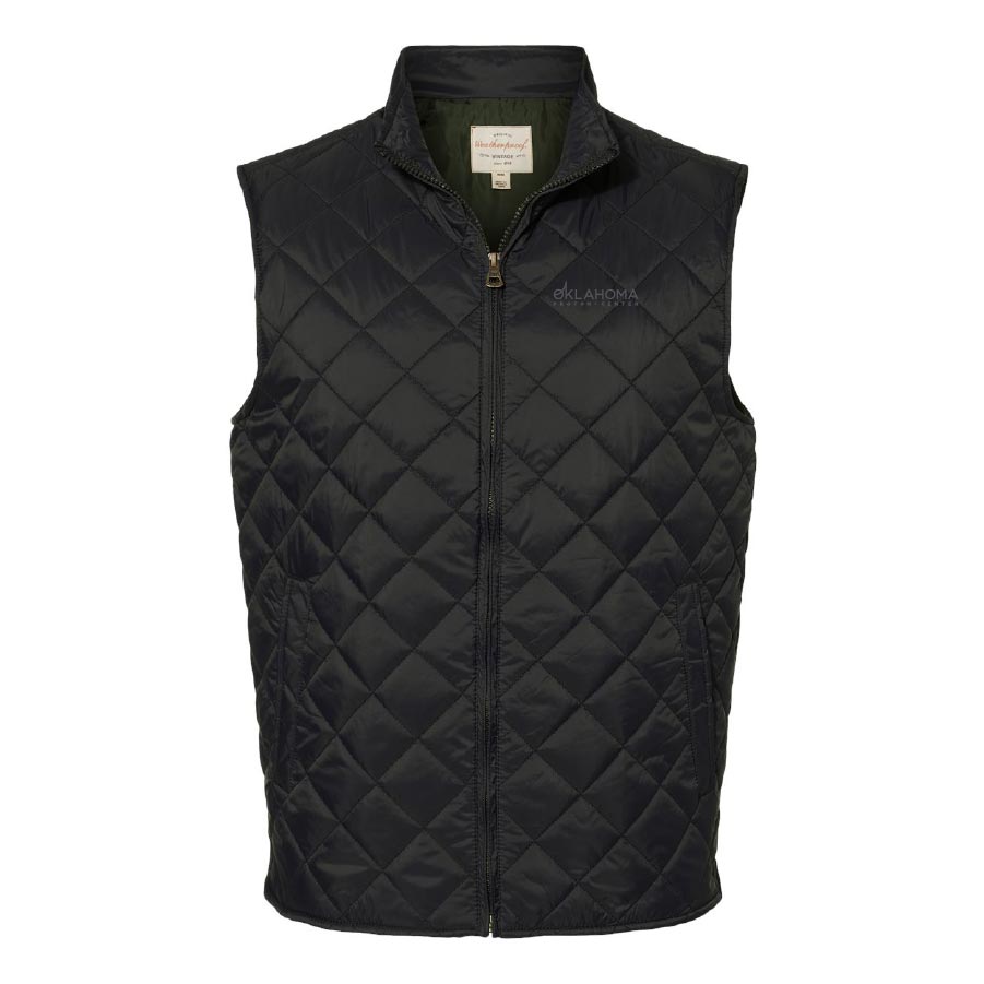 Men's Vintage Diamond Quilted Vest